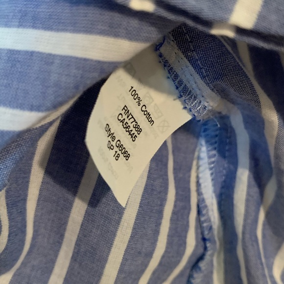 J Crew Womens Size XS Printed Tie-Waist Shirt - Picture 3 of 4